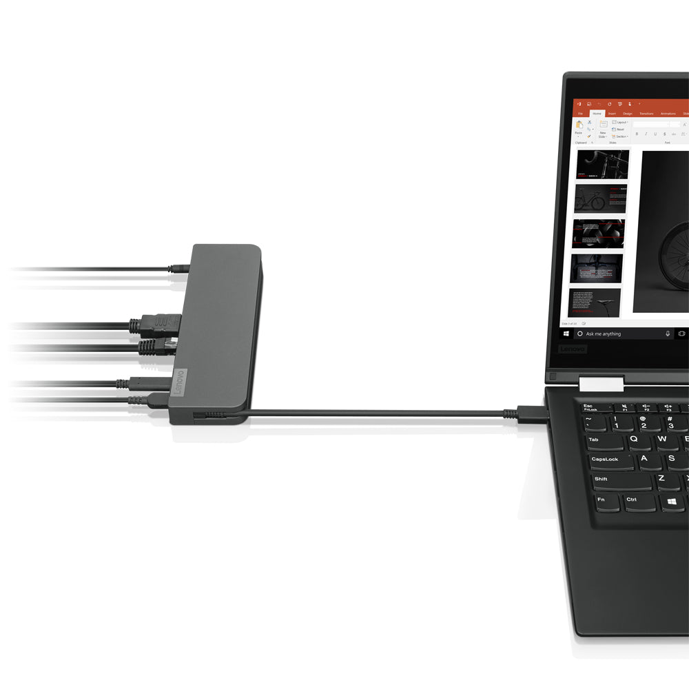 Lenovo USB-C Mini Dock Alámbrico USB 3.2 Gen 1 (3.1 Gen 1) Type-C Gris (5)