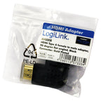 LogiLink AH0008 cambiador de género para cable HDMI Negro (3)
