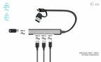 i-tec CAHUBMETALMINI4 hub de interfaz USB 3.2 Gen 1