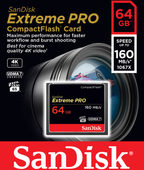 SanDisk Extreme Pro, Tarjeta de memoria flash, 64GB (SDCFXPS-064G-X46) (2)