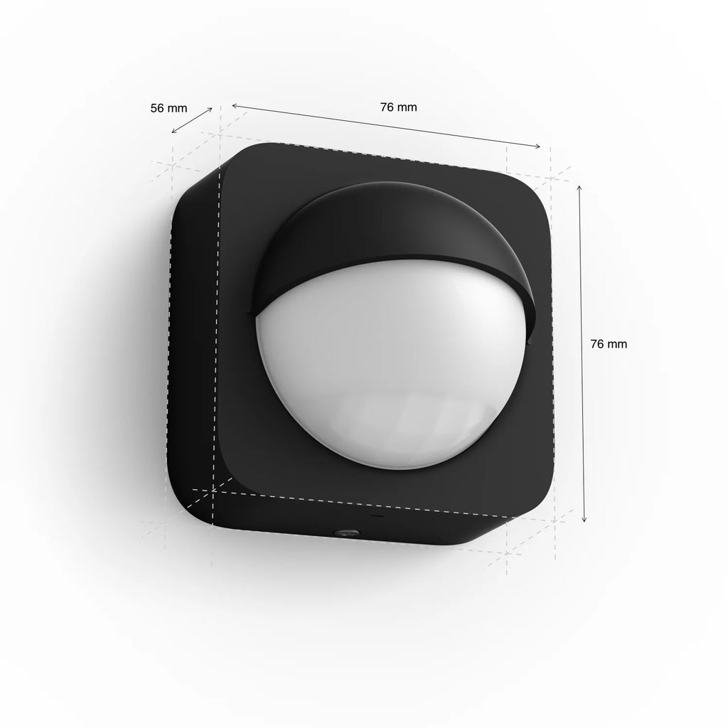 Philips 8719514342262 - Sensor de movimiento, exterior, inalámbrico, negro
