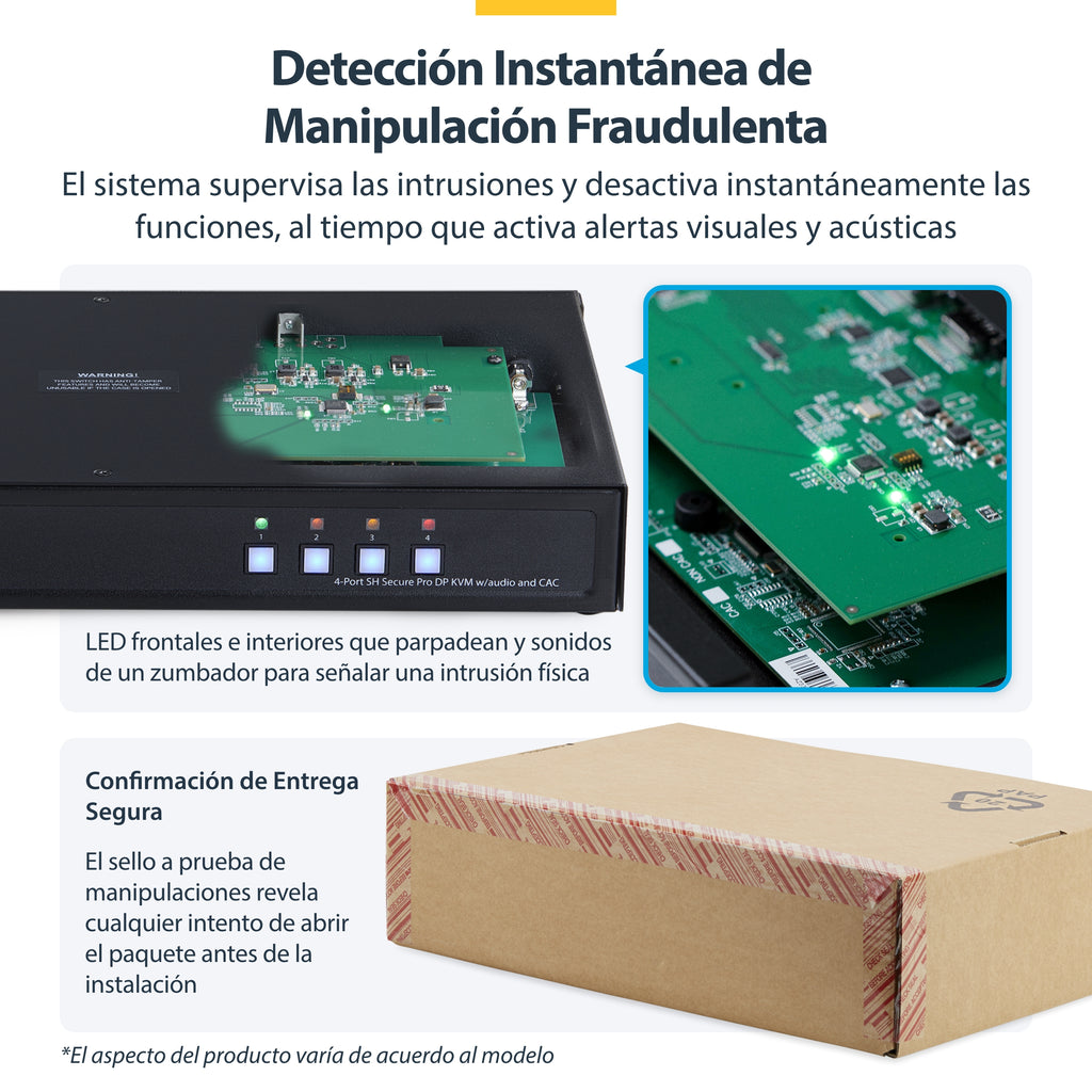StarTech.com CK4-HP204C interruptor KVM Negro (7)