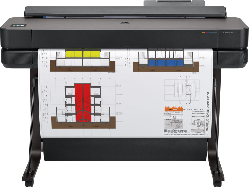 HP Designjet T650 36-in Printer impresora de gran formato Wifi Inyección de tinta térmica Color 2400 x 1200 DPI A0 (841 x 1189 mm) Ethernet (2)