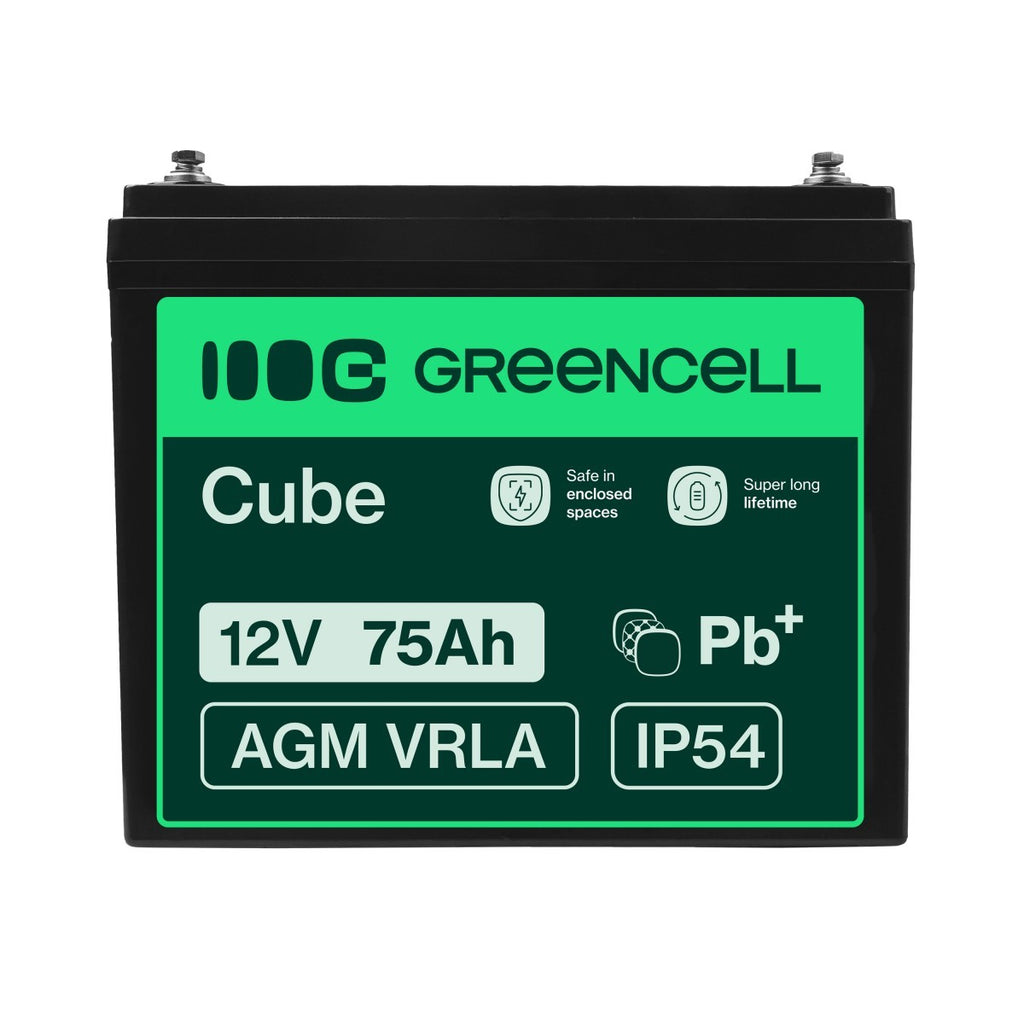 verde Cell AGM25 batería SAI plomo-ácido sellada 12V 75 Ah