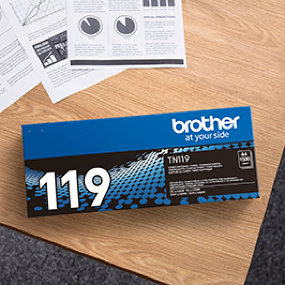 Brother TN-119 cartucho de tóner 1 pieza(s) Original Negro (5)