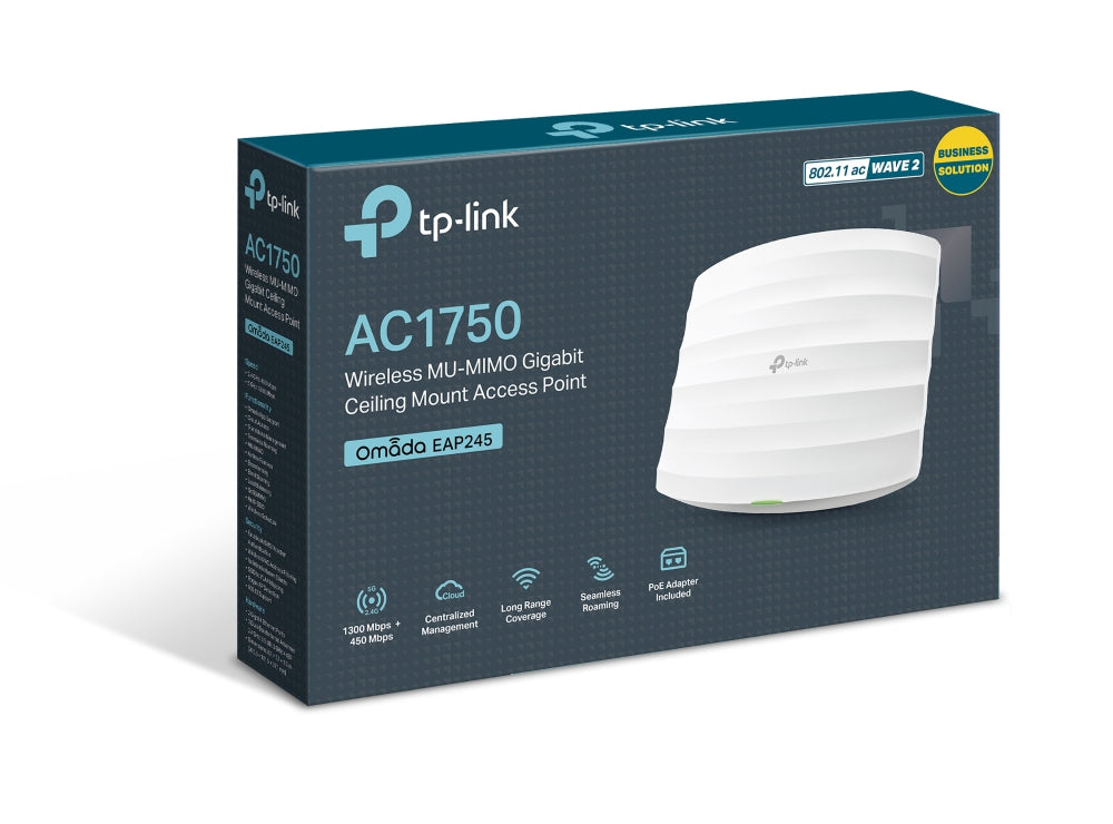 TP-Link Omada EAP245 1750 Mbit/s Blanco Energía sobre Ethernet (PoE) (6)