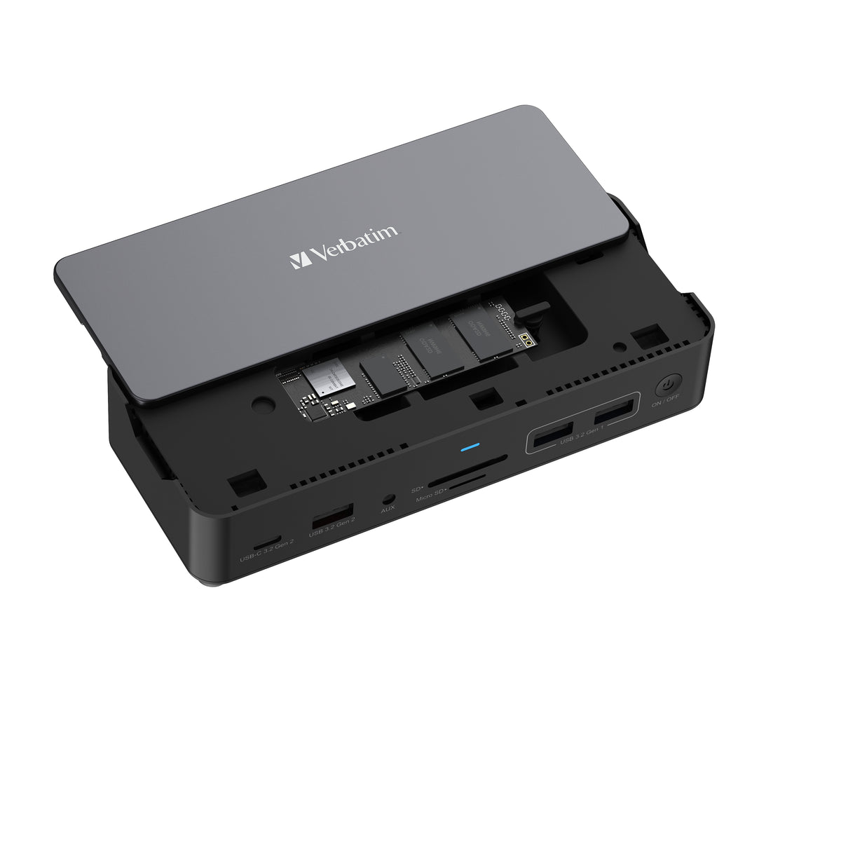 Verbatim CDS-15SSD Alámbrico USB 3.2 Gen 1 (3.1 Gen 1) Type-C Negro, Gris (3)