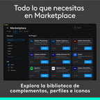 Logitech MX Creative Console Teclado Bluetooth/USB (9)