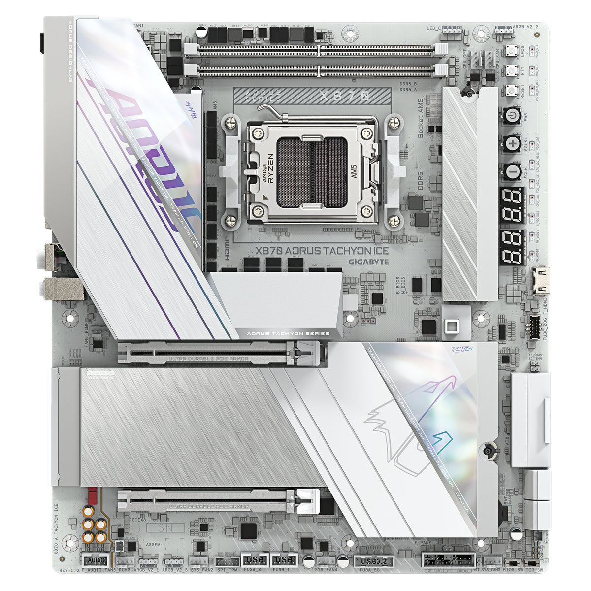GIGABYTE X870 AORUS TACHYON ICE AMD X870 Zócalo AM5 ATX extendida (3)