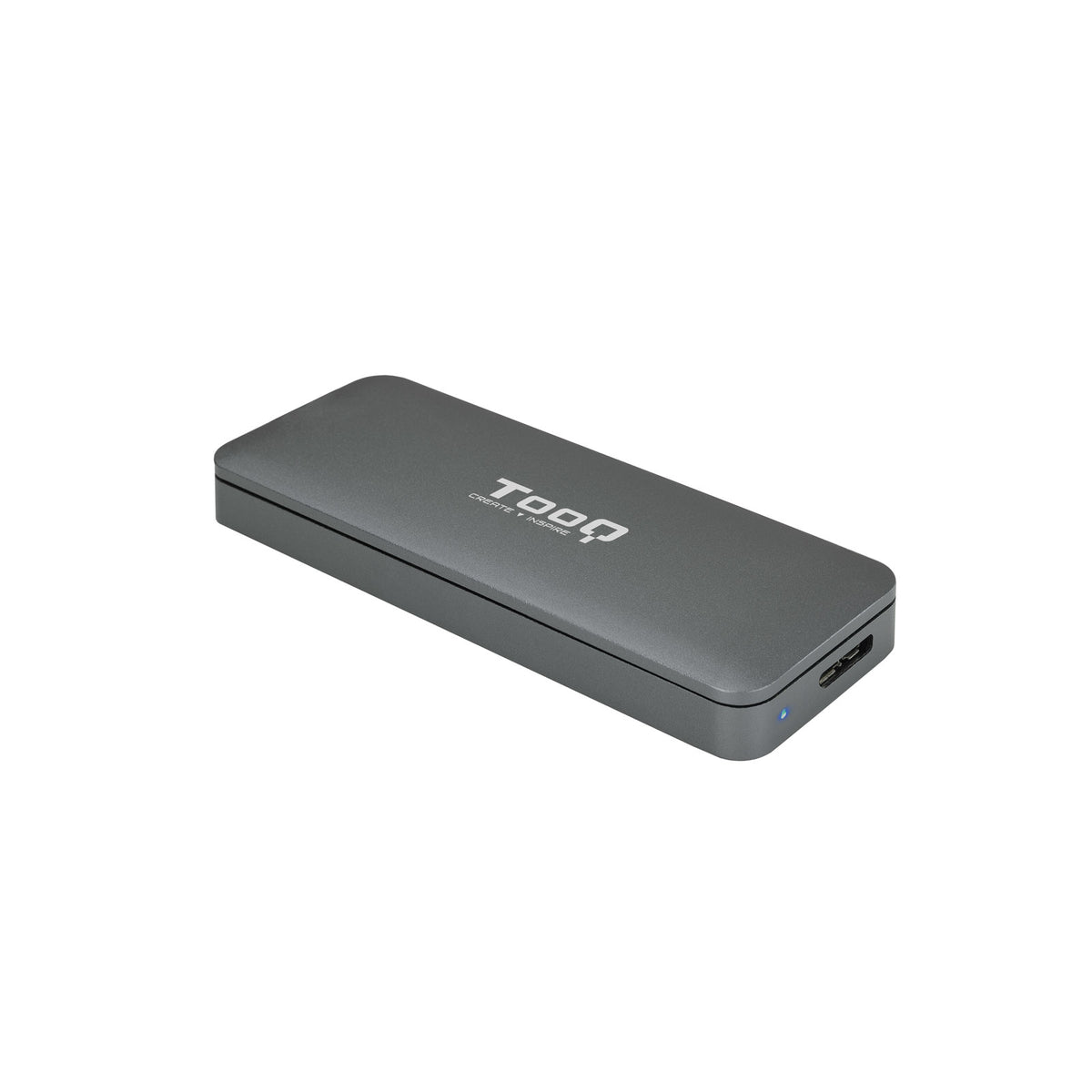 TooQ TQE-2281G caja para disco duro externo Caja externa para unidad de estado sólido (SSD) Gris M.2 (2)