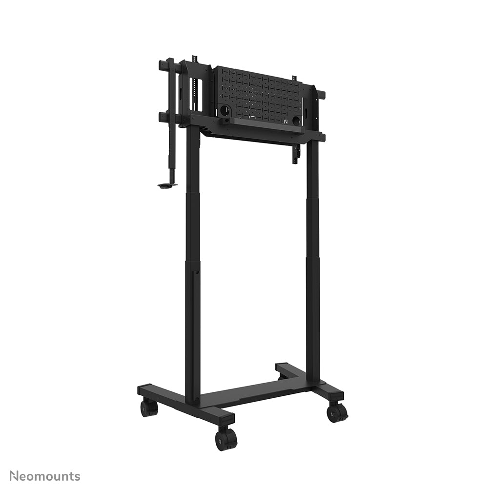 Neomounts FL55-975BL1 mueble y soporte para dispositivo multimedia Negro Panel plano Carro/soporte de suelo con ruedas multimedia (4)