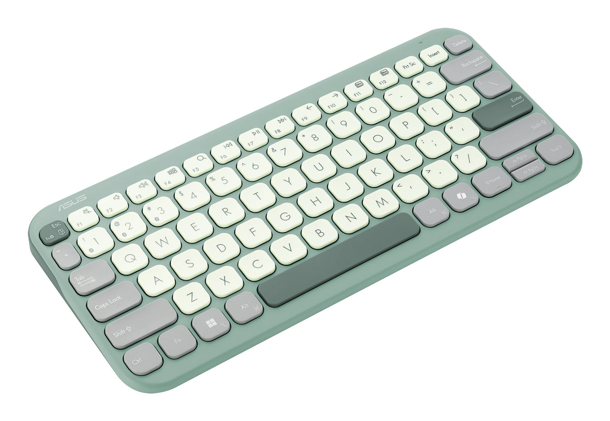 ASUS Marshmallow Keyboard KW100 teclado Hogar Bluetooth QWERTZ Alemán Verde (7)