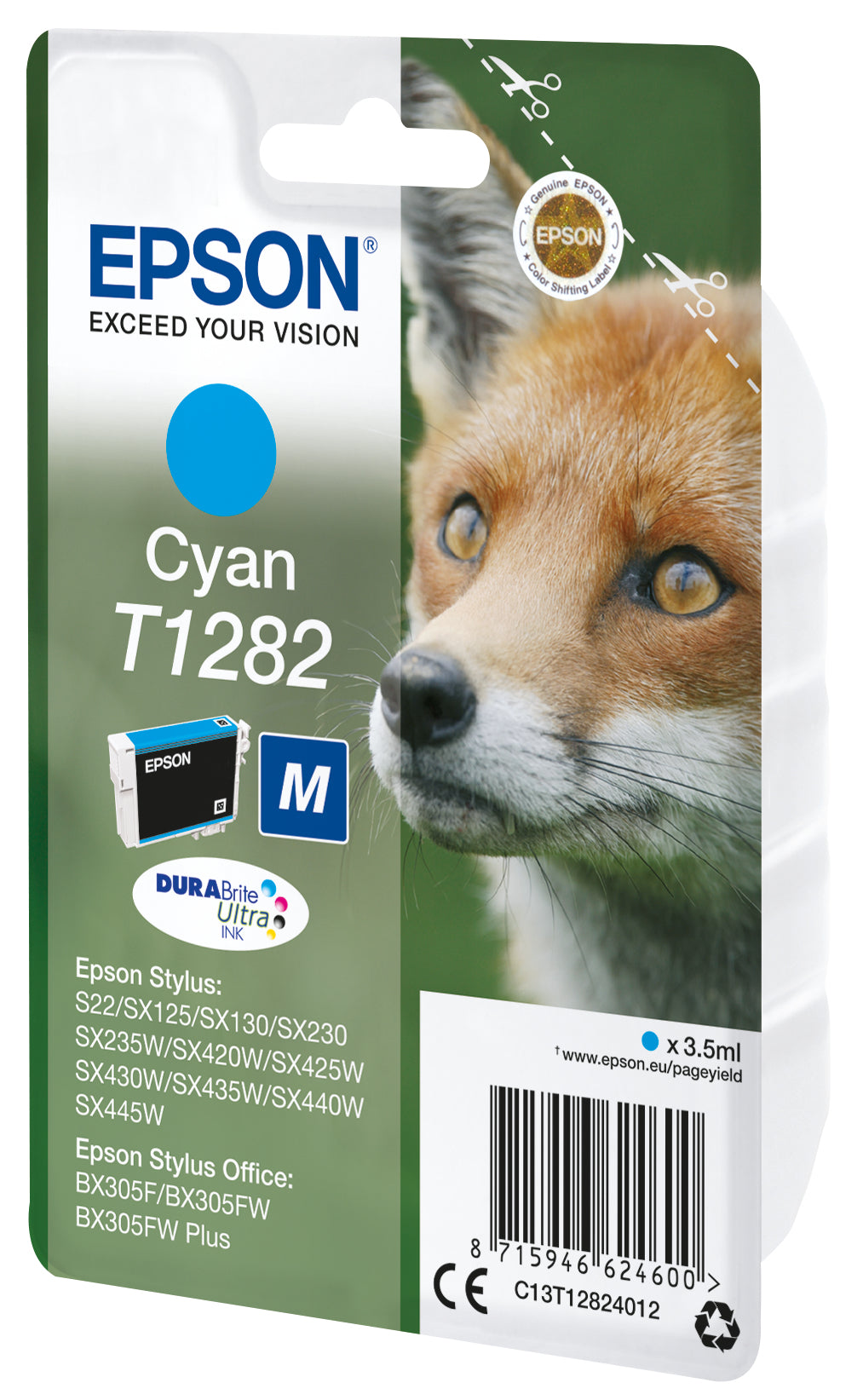 Epson Fox T1282 cartucho de tinta 1 pieza(s) Original