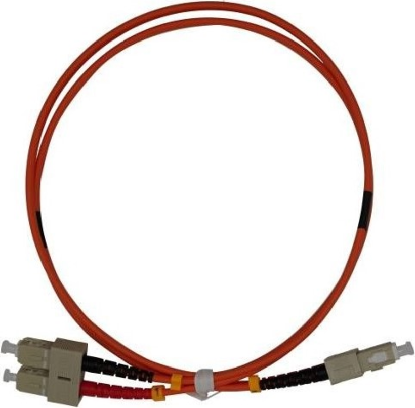 Cable patch dúplex FO SC-SC 1 m 50/125 µ (2)
