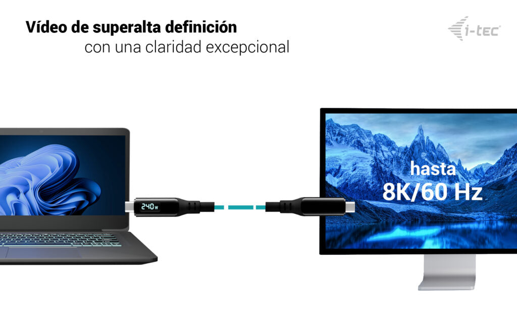 i-tec TB4CBL150CMPRO cable Thunderbolt 1,5 m 40 Gbit/s Negro (7)
