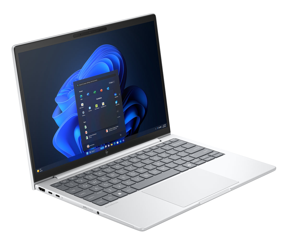 HP EliteBook 8 G1i AI PC Intel Core Ultra 7 255U Laptop 33.8 cm (13.3") WUXGA 32 GB LPDDR5x-SDRAM 1 TB SSD Wi-Fi 7 (802.11be) Windows 11 Pro Silver (3)