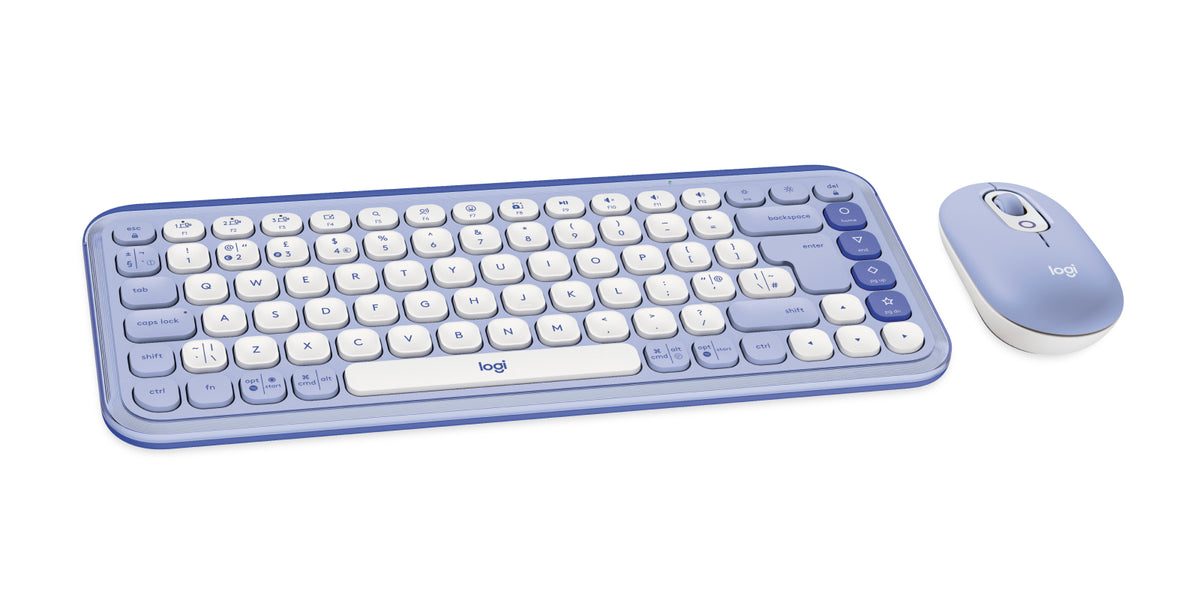 Logitech Pop Icon Combo teclado Ratón incluido Universal Bluetooth QWERTY Inglés del Reino Unido Rosa (4)