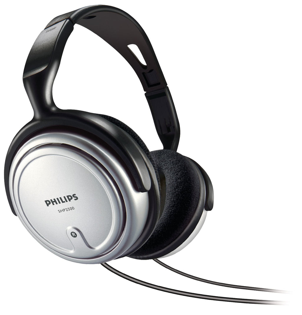 Philips SHP2500/10 auricular y casco Alámbrico Diadema Negro, Plata (2)