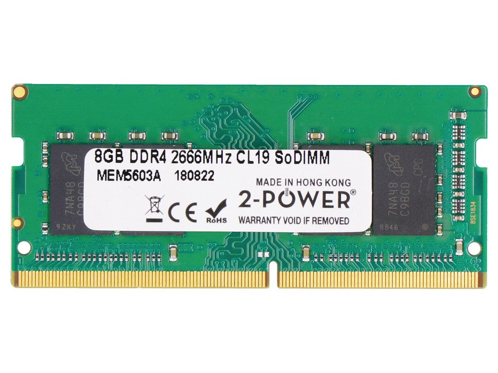 2-Power 2P-CT8G4SFS8266 módulo de memoria 8 GB 1 x 8 GB DDR4 260-pin SO-DIMM