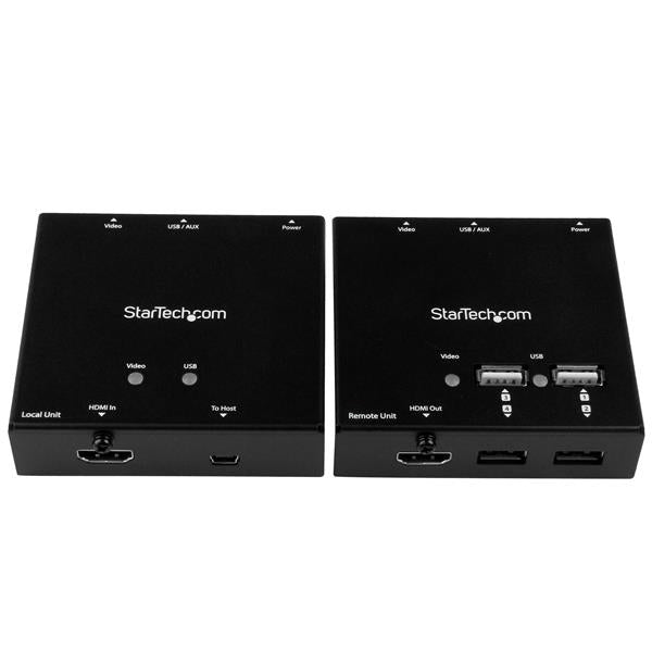 StarTech.com ST121USBHD extensor audio/video Transmisor y receptor de señales AV Negro (3)