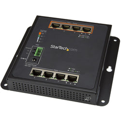 StarTech.com IES81GPOEW switch Gigabit Ethernet (10/100/1000) Energía sobre Ethernet (PoE) Negro