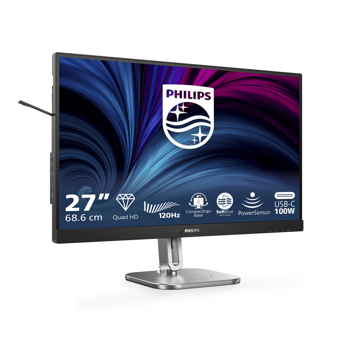 Philips 27B2U4601/00 pantalla para PC 68,6 cm (27") 2560 x 1440 Pixeles Quad HD LCD Gris (5)