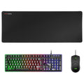 Mars Gaming MCPXBES teclado Ratón incluido Juego USB Español (2)