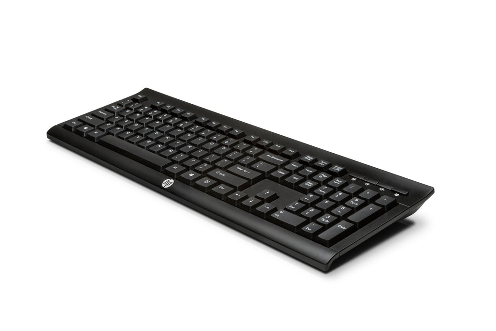HP K2500 Wireless Keyboard teclado Hogar RF inalámbrico Negro (3)