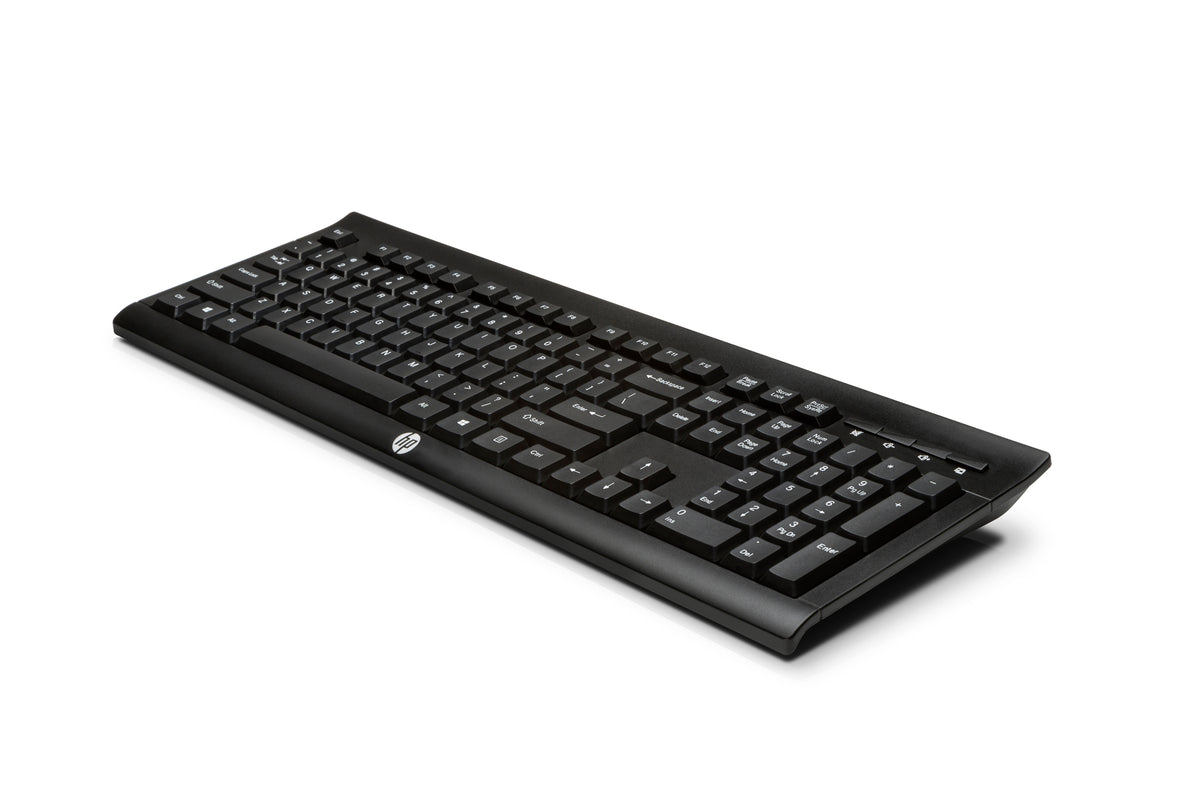 HP K2500 Wireless Keyboard teclado Hogar RF inalámbrico Negro (3)