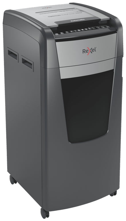 Rexel Optimum AutoFeed+ 600M triturador de papel Microcorte 55 dB 23 cm Negro, Plata (3)