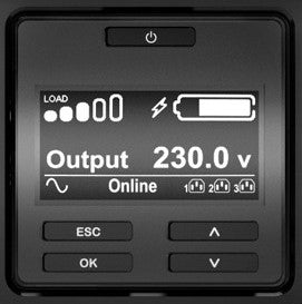 APC SRT3000XLW-IEC sistema de alimentación ininterrumpida (UPS) Doble conversión (en línea) 3 kVA 2700 W 8 salidas AC (7)