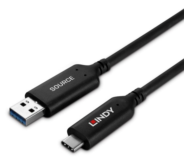 Lindy 43397 cable USB USB 3.2 Gen 1 (3.1 Gen 1) 50 m USB A USB C 5 Gbit/s Negro (4)