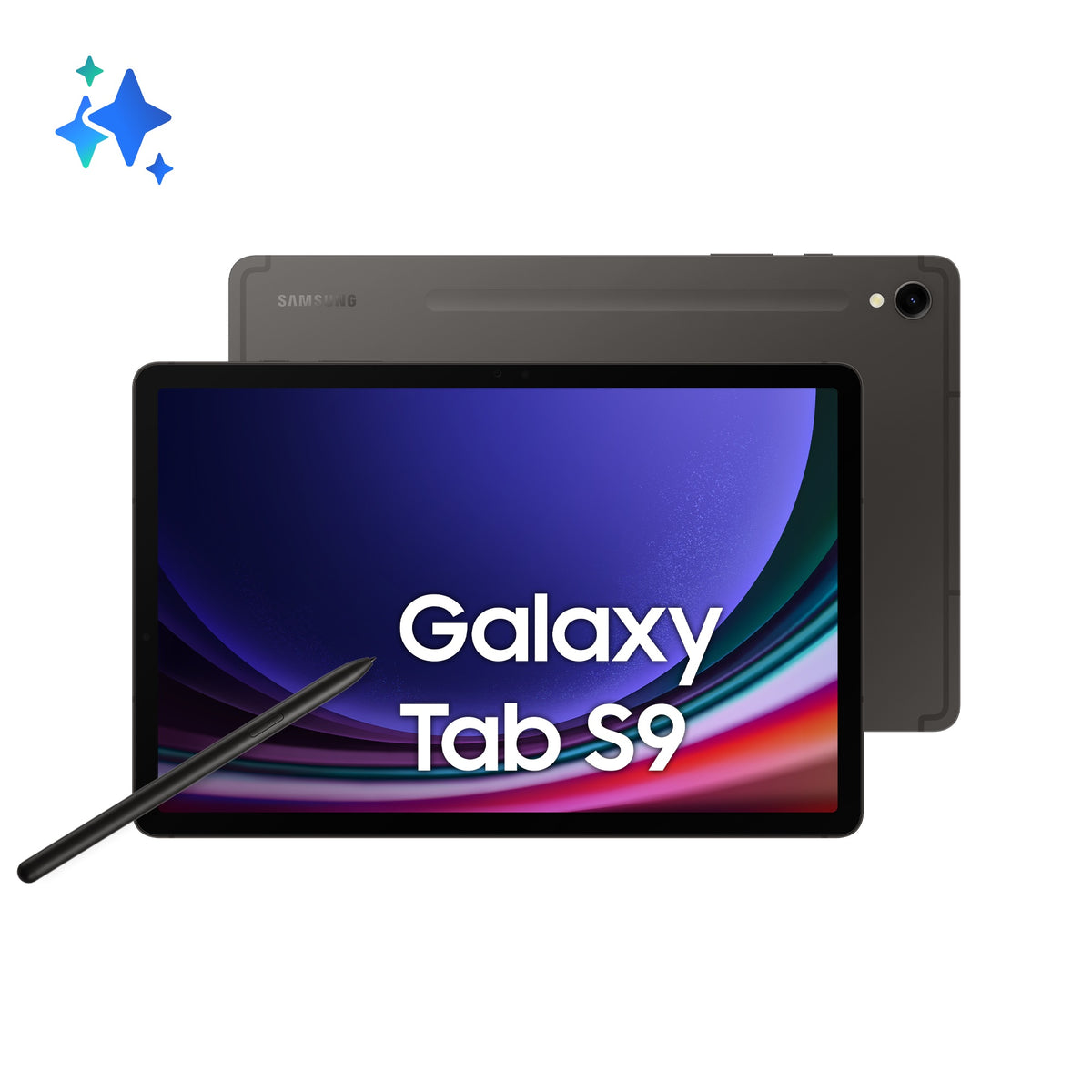 Samsung Galaxy Tab S9 Snapdragon 128 GB 27,9 cm (11") 8 GB Wi-Fi 6 (802.11ax) Android 13 Grafito