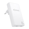 AISENS ASCH-65W2P077-W cargador de dispositivo móvil Cámara digital, Teléfono móvil, Portátil, Smartphone, Tableta, Universal Corriente alterna Carga rápida Interior (2)