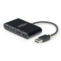 StarTech.com ST4200MINI2-USB-HUB hub de interfaz 480 Mbit/s Negro