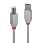 Lindy 36683 cable USB USB 2.0 2 m USB A USB B 0,48 Gbit/s Gris (2)