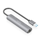 AISENS ASUC-4P035-GR base para portátil y replicador de puertos Alámbrico USB 3.2 Gen 1 (3.1 Gen 1) Type-A (3)