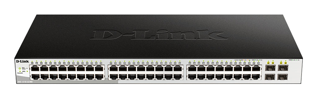 D-Link DGS-1210-52/ME Gestionado L2 Gigabit Ethernet (10/100/1000) 1U Negro