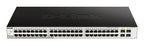 D-Link DGS-1210-52/ME Gestionado L2 Gigabit Ethernet (10/100/1000) 1U Negro