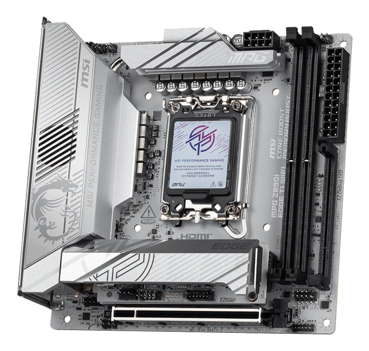 MSI MPG Z890I EDGE TI WIFI placa base Intel Z890 LGA 1851 (Socket V1) mini ITX (4)
