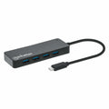 Manhattan 168410 hub de interfaz USB Tipo C 5000 Mbit/s Negro