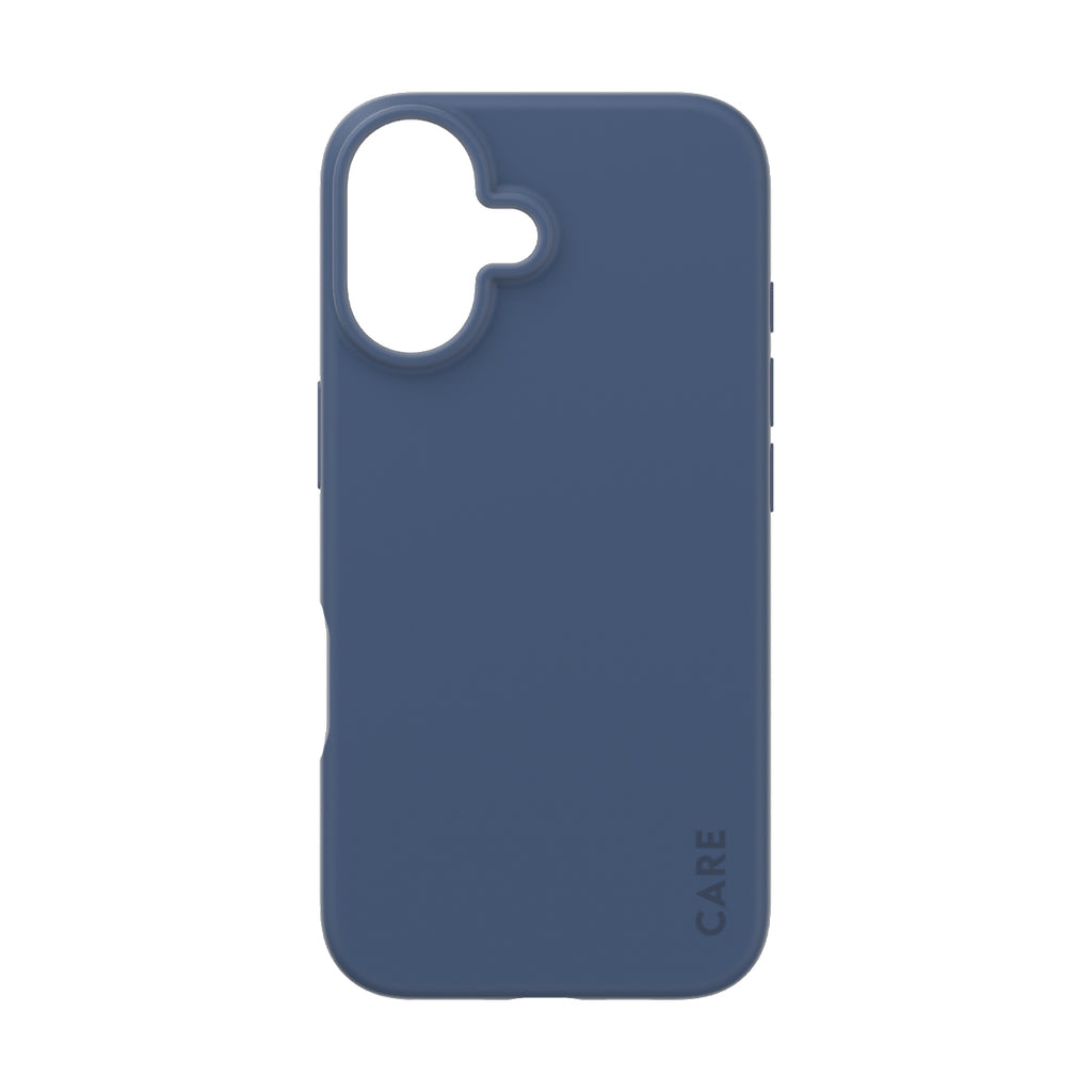 PanzerGlass CARE™ by ® Case Blue iPhone 16 funda para teléfono móvil Azul