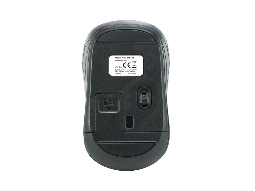 Equip 245108 ratón Viajes Ambidextro RF inalámbrico Óptico 1600 DPI (2)