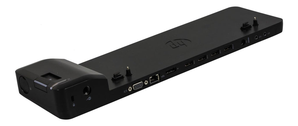 HP 2013 UltraSlim Docking Station Acoplamiento Negro – Reacondicionado
