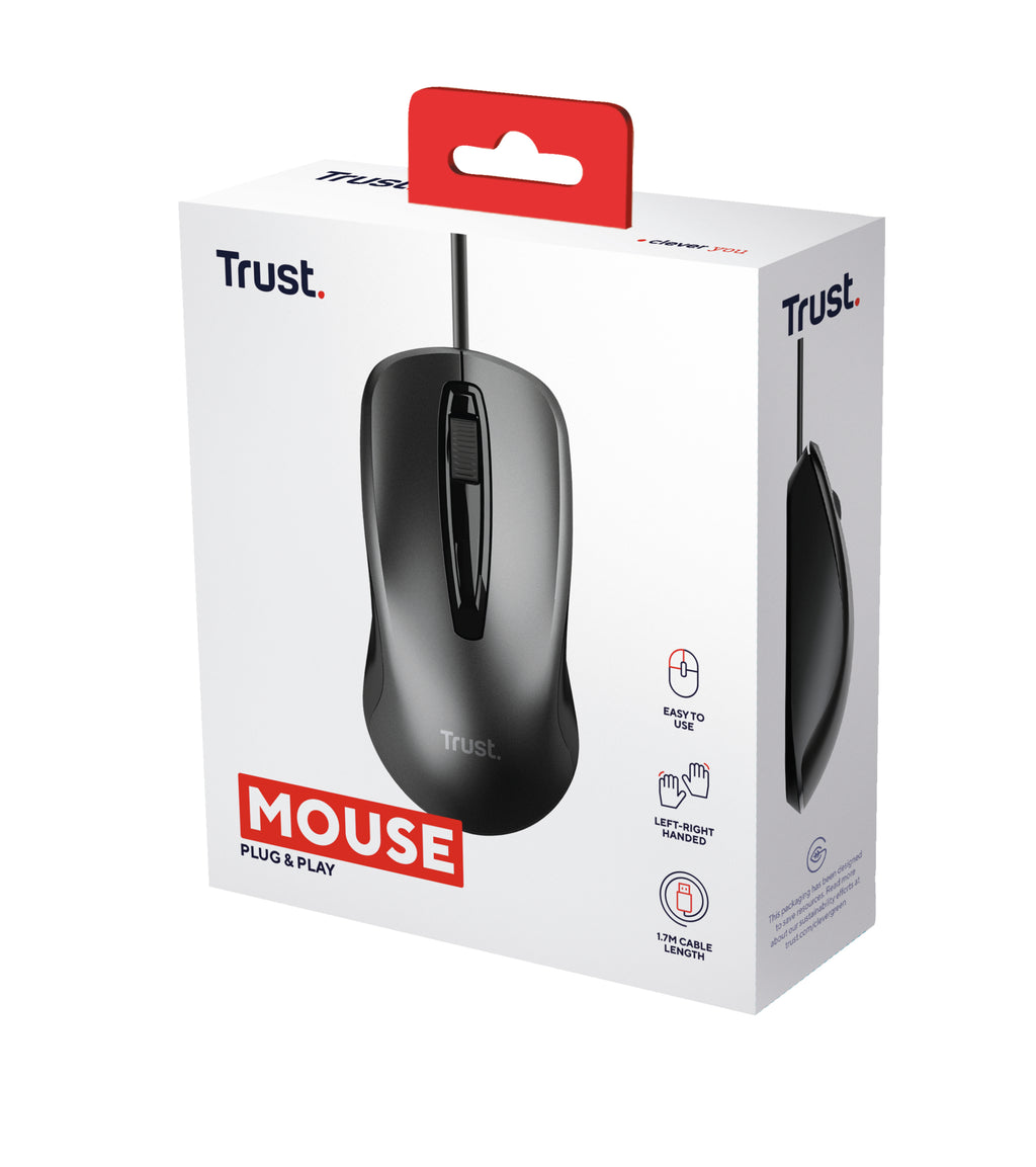 Trust 24657 ratón Oficina Ambidextro USB tipo A Óptico 1200 DPI (6)