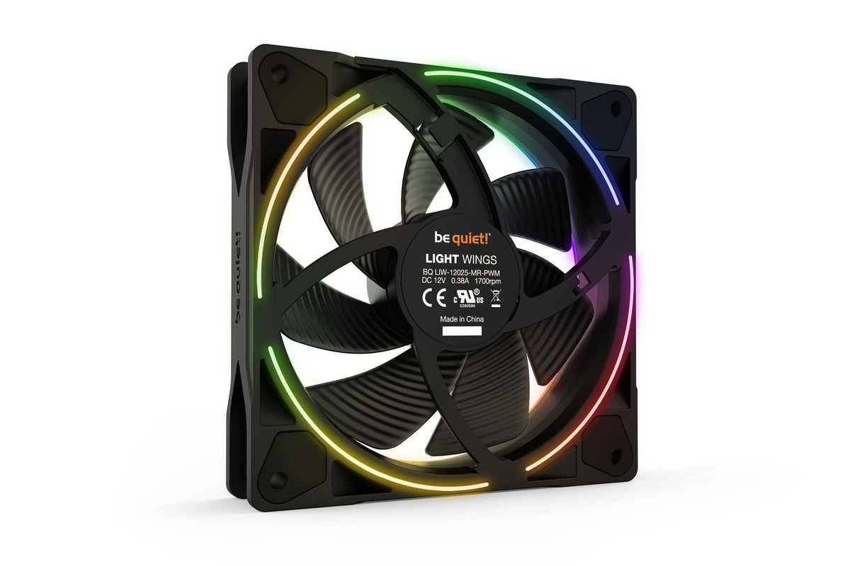 be quiet! Light Wings | 120mm PWM Carcasa del ordenador Ventilador 12 cm Negro 1 pieza(s) (4)