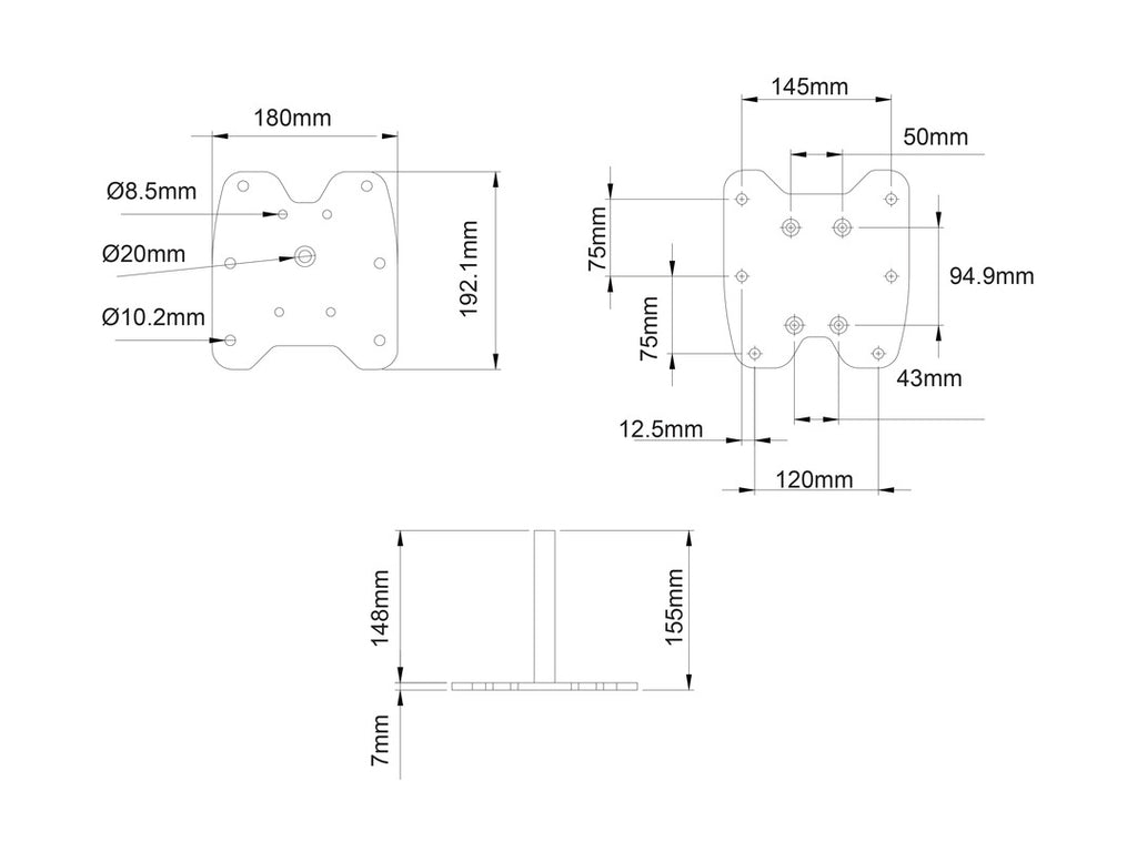 Multibrackets 6584 accesorio para soporte de monitor (9)