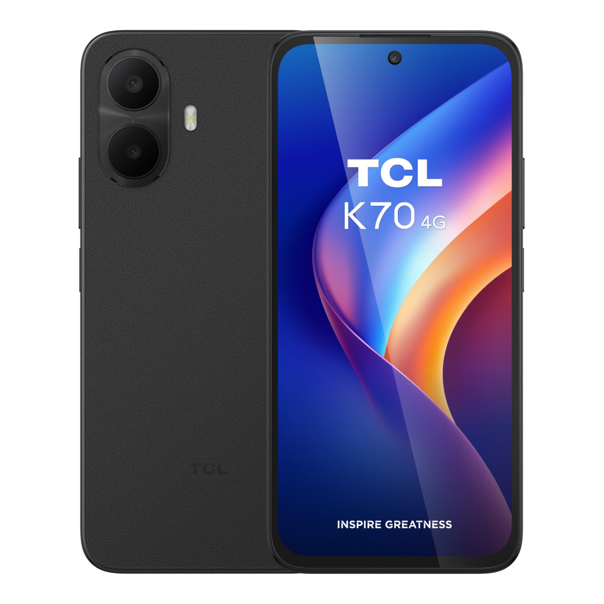 TCL K70 4G 17,3 cm (6.8") Ranura híbrida Dual SIM Android 16.0 USB Tipo C 4 GB 128 GB 5200 mAh Negro