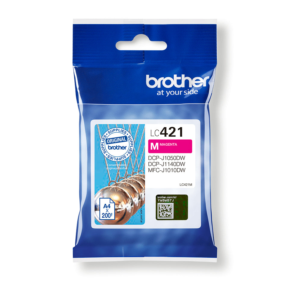 Brother LC421M cartucho de tinta 1 pieza(s) Original Magenta (2)