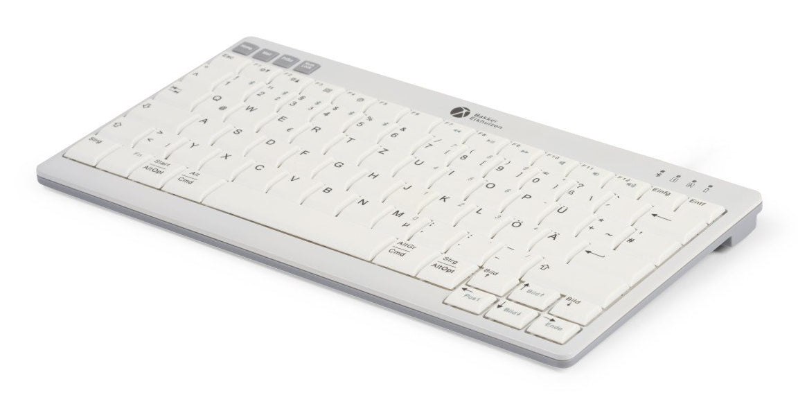 BakkerElkhuizen UltraBoard 950 V2 teclado Hogar USB + Bluetooth QWERTY Inglés del Reino Unido Gris Oscuro, Gris claro (4)